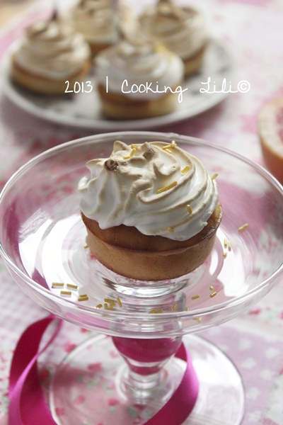 cupcake pamplemousse meringue