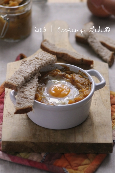 Oeuf cocotte en purée de Patate douce aux 4 épices