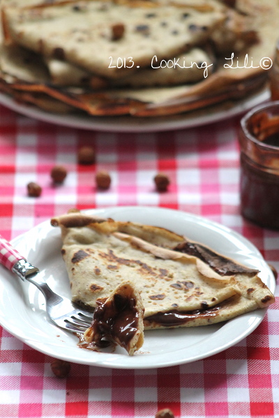 Crêpes aux noisettes