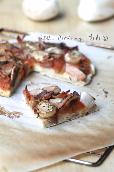 Pizza aux Endives et Bacon