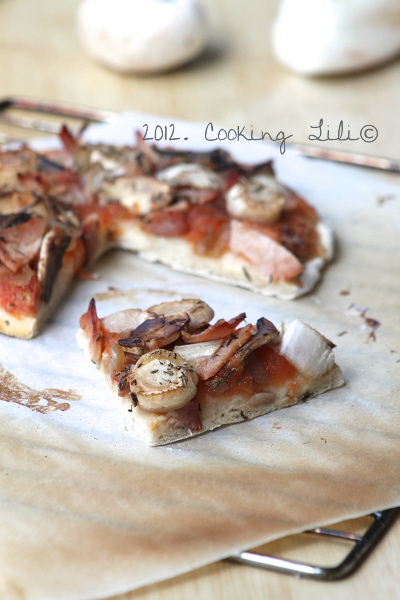 Pizza aux Endives et Bacon