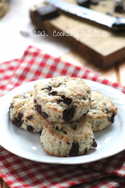 Scones aux pépites de Chocolat 