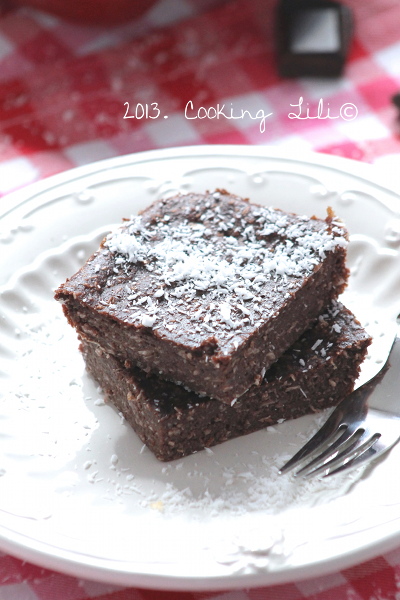 Fondant soyeux au Chocolat et Noix de Coco