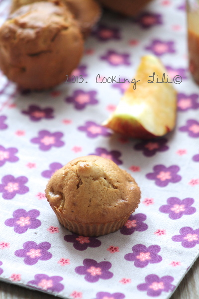 Muffins aux Pommes et Caramel beurre salé