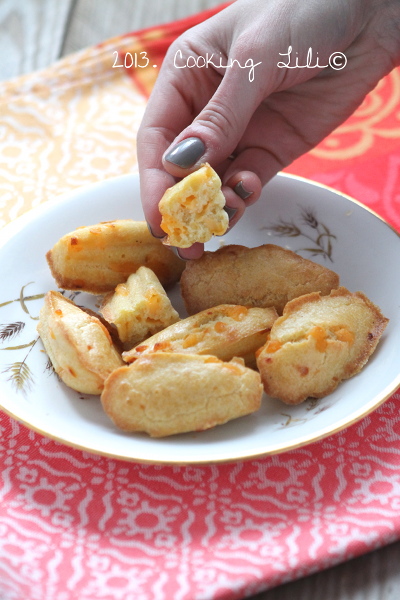 Madeleines au Cheddar