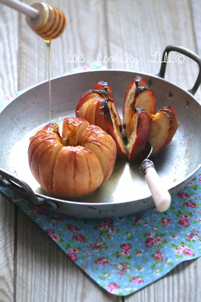 Pommes rôties au Miel