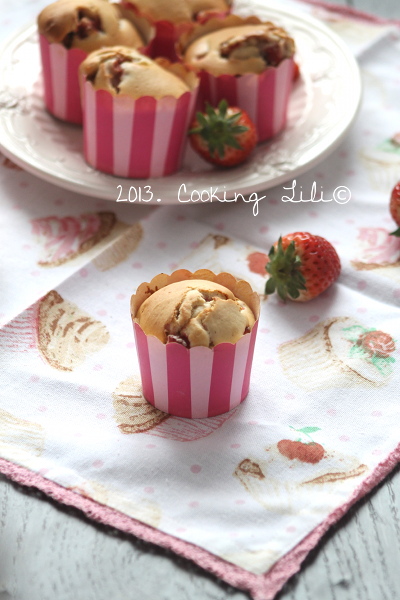 Muffins aux Fraises