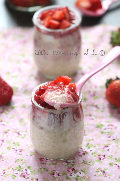 Riz au lait aux Fraises