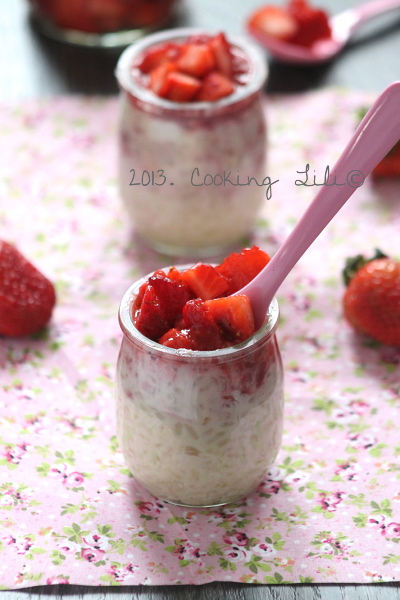 Riz au lait aux Fraises