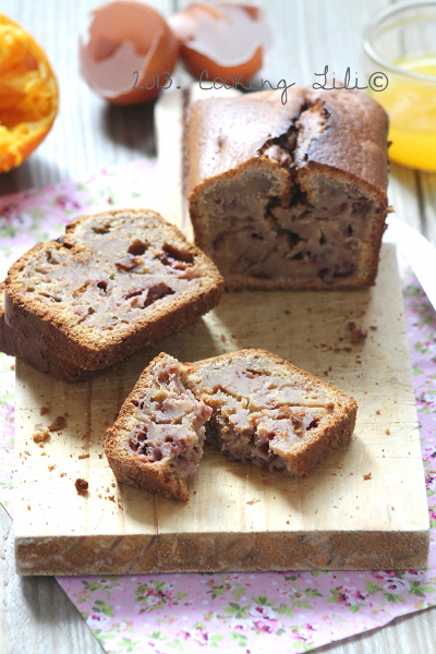 Cake Orange et Framboises