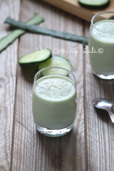 Gaspacho de Concombre à la Menthe