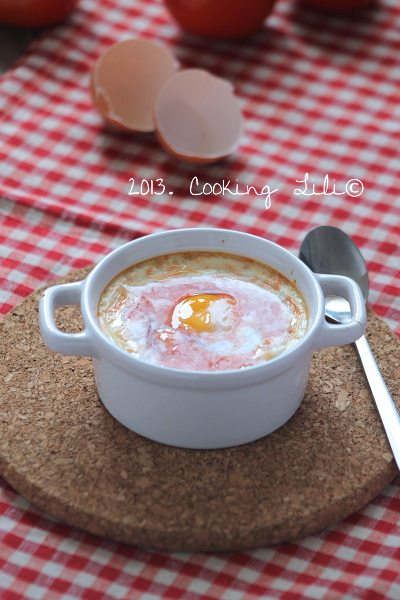 Oeuf cocotte à la Tomate