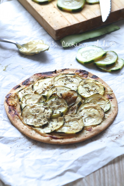 Tarte Courgettes et Moutarde