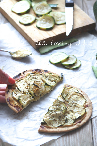 Tarte Courgette Moutarde