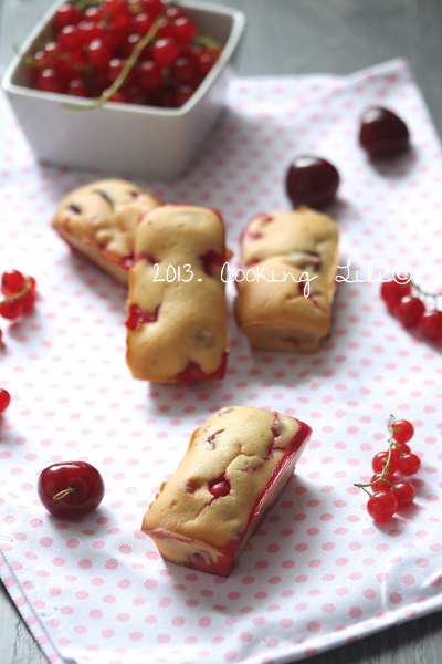 Mini cakes Groseilles & Cerises