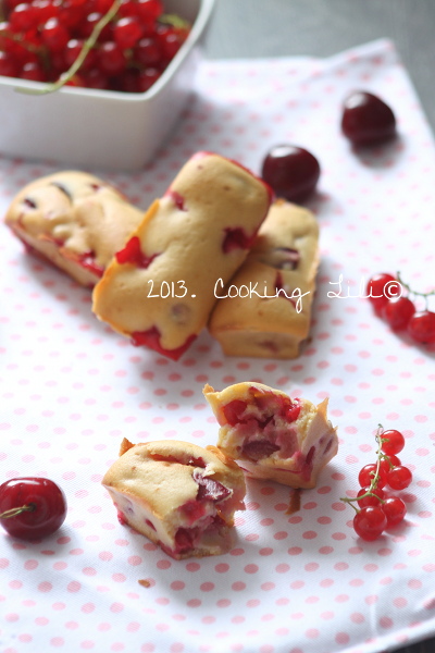 Mini cakes Groseilles & Cerises