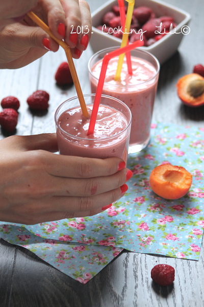 Smoothie Abricots et Framboises