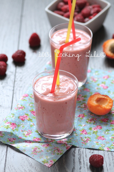 Smoothie Abricots et Framboises