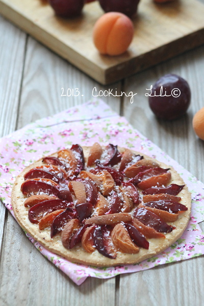 Tarte fine aux Prunes et Abricots