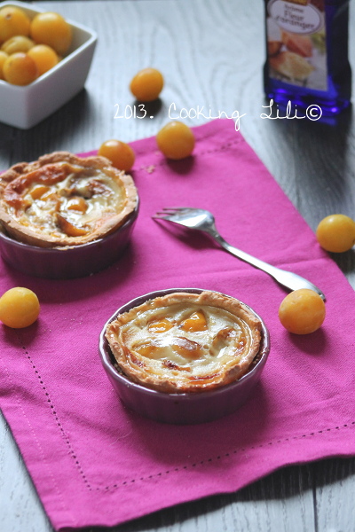 Tarte aux Mirabelles et à la Fleur oranger