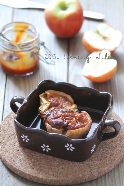 Pommes farcies au caramel au beurre salé