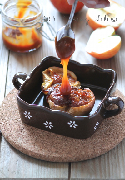 Pommes farcies au caramel au beurre salé