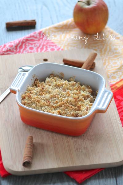 Crumble Pommes Poires & Cannelle