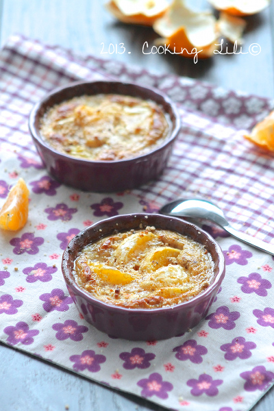 Gratin de Clementines et Pralin