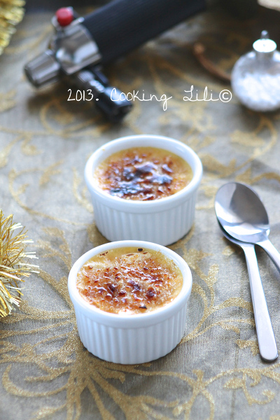 Crème brulée au chèvre 