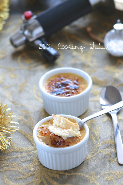 Crème brulée au chèvre