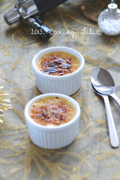 Crème brûlée au chèvre