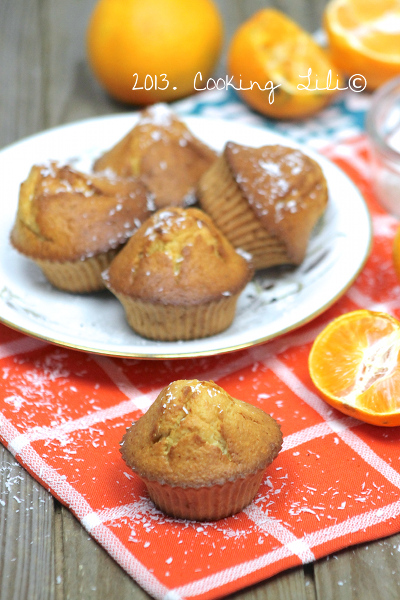 Muffins Clémentine et Noix de coco