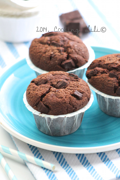 Muffins tout chocolat