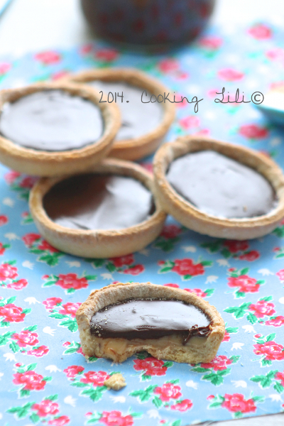 Tartelettes chocolat confiture de lait