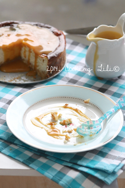 Cheesecake Vanille et caramel au beurre salé