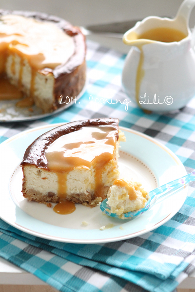 Cheesecake Vanille et caramel au beurre salé