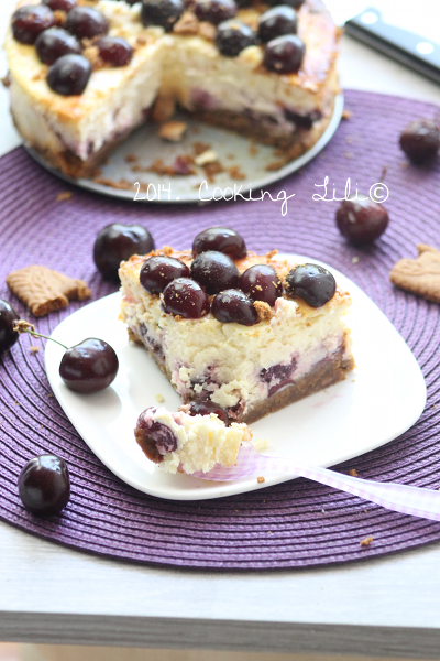 cheesecake cerises spéculoos