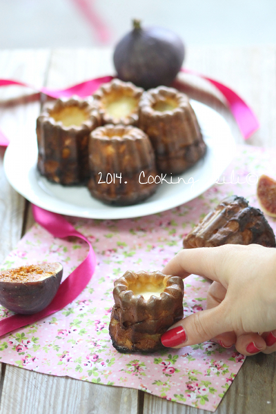 Cannelés aux figues et fleur d'oranger