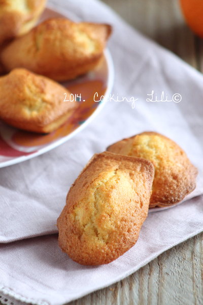 madeleines clementine pommes