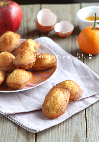 madeleines clementine pommes