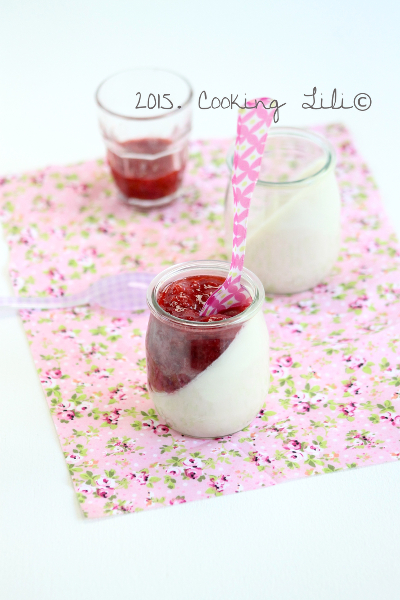 panna cotta fraises framboises