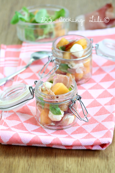 verrine jambon cru melon