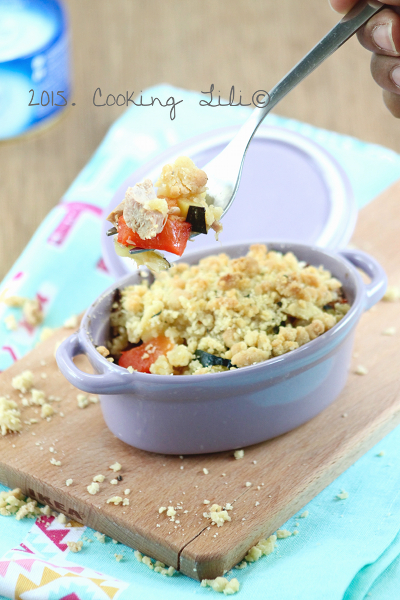 crumble thon courgettes poivrons