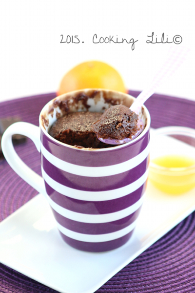 Mug cake choco clementine