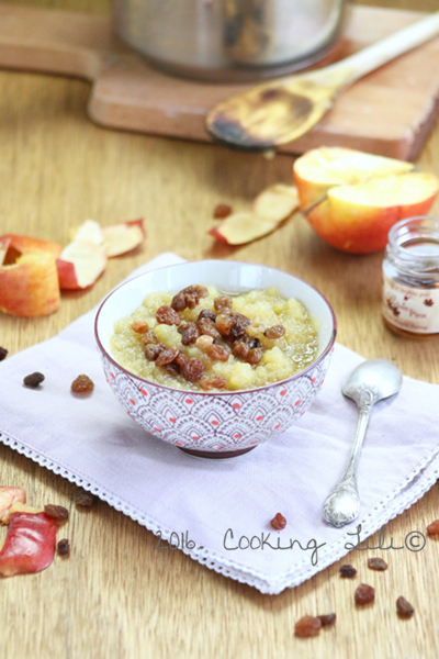 Compote de pommes sirop d'érable