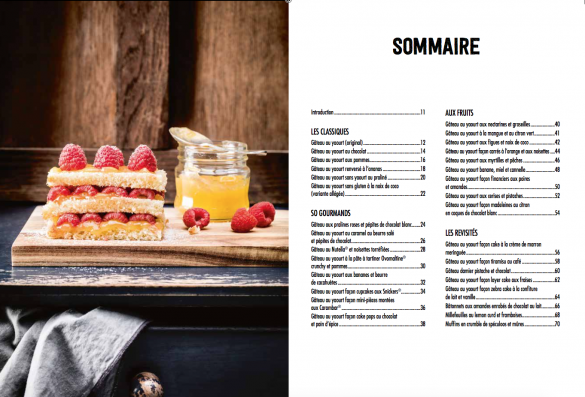 Sommaire Gâteaux au yaourt