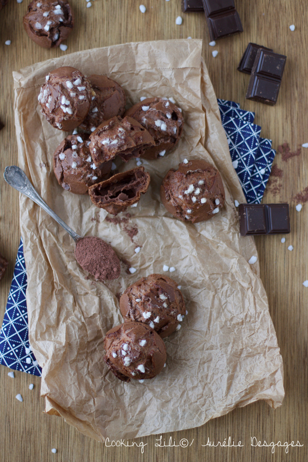 chouquettes au chocolat