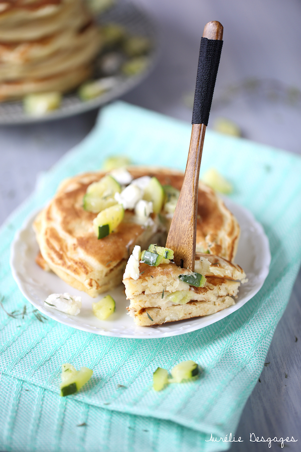 pancakes courgettes chèvre4