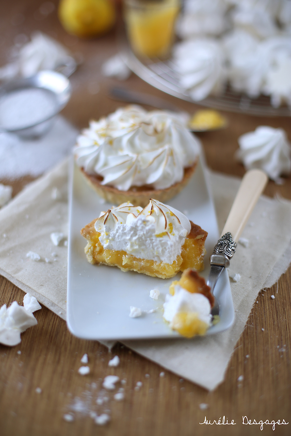 tarte au citron meringuée