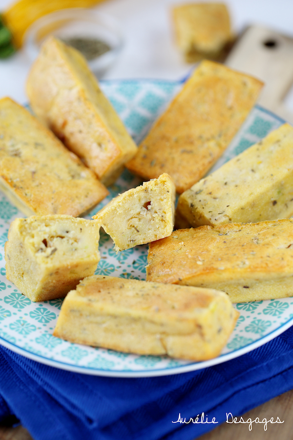 mini cake courgettes jaunes